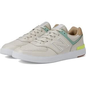 New Balance 574 Court Mesh Low Top Skateboarding Sneakers Light Grey Tan 6.5